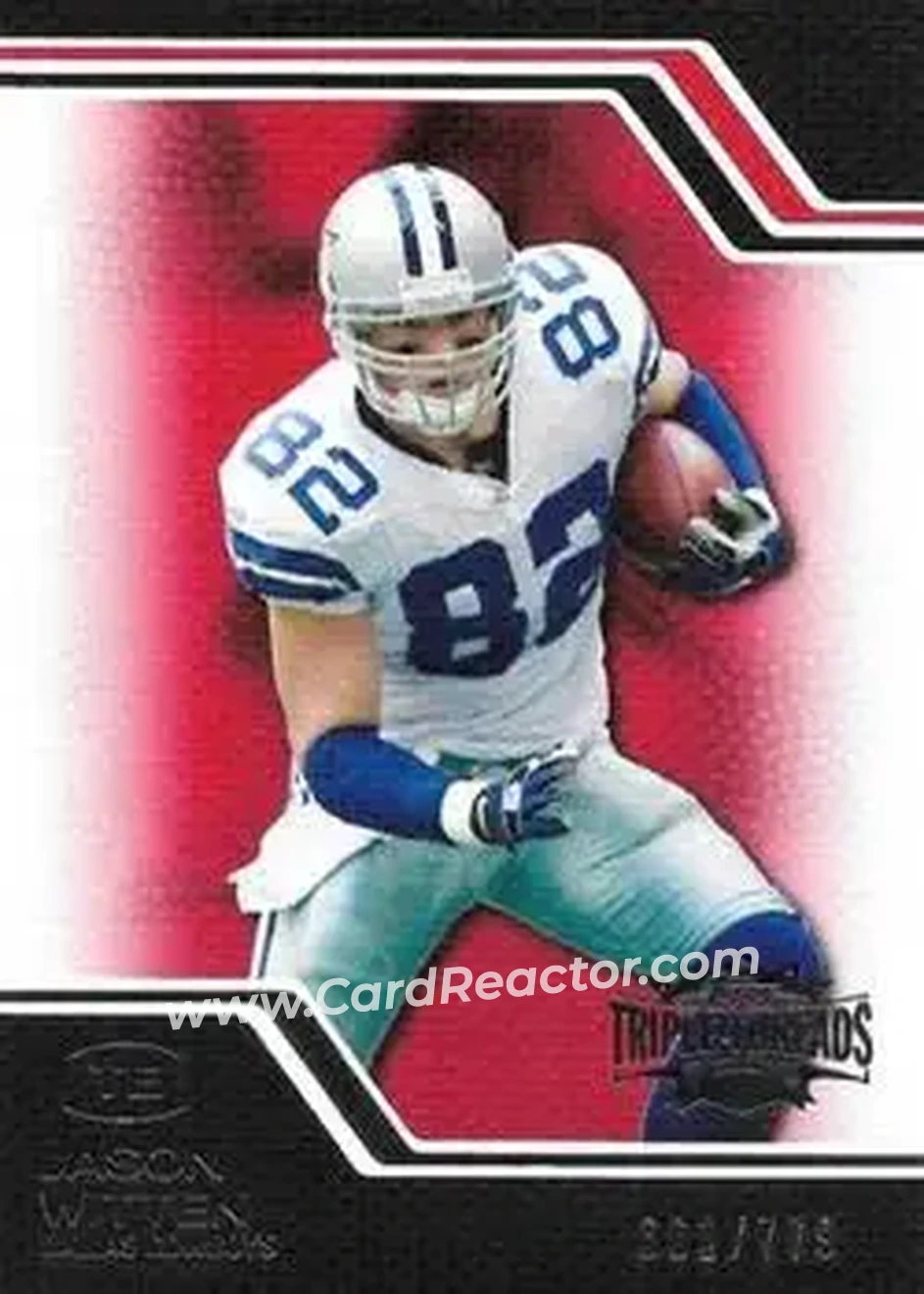 2008 Topps Triple Threads #77 - Jason Witten - Dallas Cowboys - Front