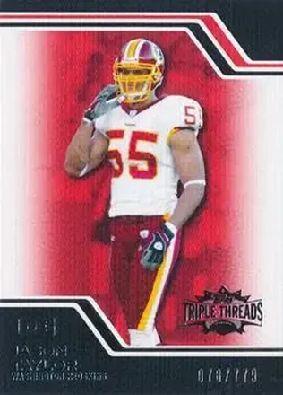 2008 Topps Triple Threads #83 - Jason Taylor - Washington Redskins