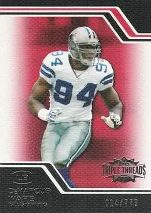 2008 Topps Triple Threads #88 - DeMarcus Ware - Dallas Cowboys