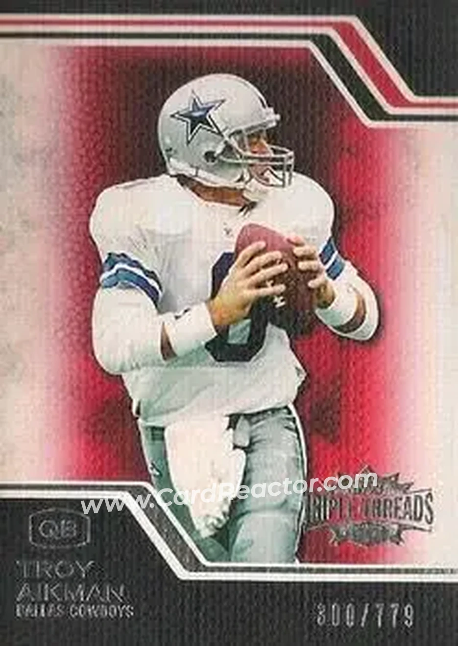 2008 Topps Triple Threads #98 - Troy Aikman - Dallas Cowboys - Front