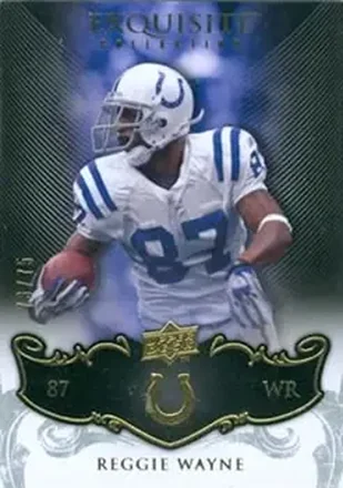 2008 Upper Deck Exquisite Collection #44 - Reggie Wayne - Indianapolis Colts