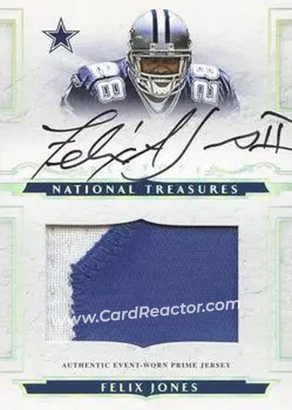 2008 Playoff National Treasures #103 - Felix Jones - Dallas Cowboys - Front