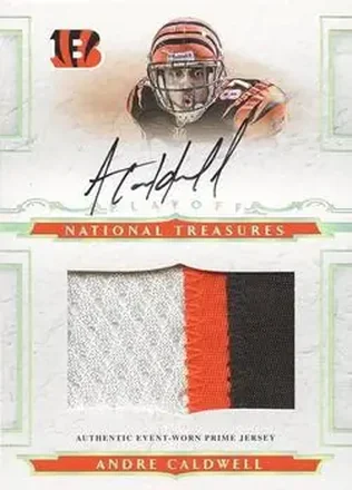 2008 Playoff National Treasures #117 - Andre Caldwell - Cincinnati Bengals