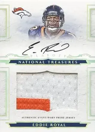 2008 Playoff National Treasures #122 - Eddie Royal - Denver Broncos