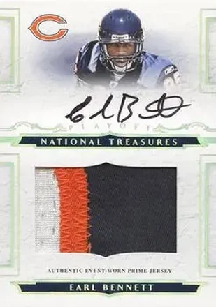 2008 Playoff National Treasures #128 - Earl Bennett - Chicago Bears