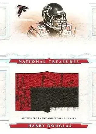 2008 Playoff National Treasures #130 - Harry Douglas - Atlanta Falcons