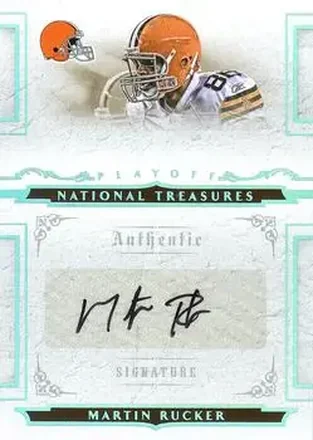2008 Playoff National Treasures #180 - Martin Rucker - Cleveland Browns