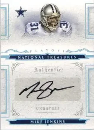 2008 Playoff National Treasures #184 - Mike Jenkins - Dallas Cowboys