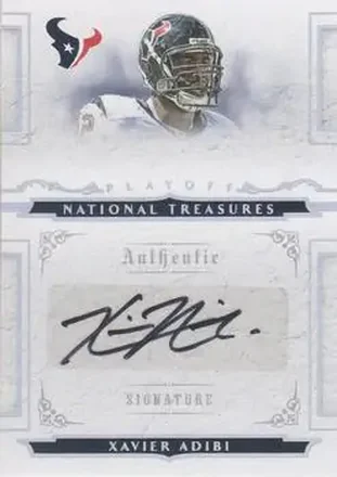 2008 Playoff National Treasures #199 - Xavier Adibi - Houston Texans