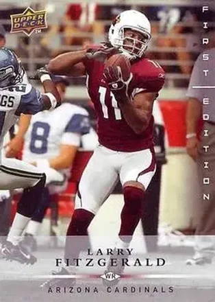 2008 Upper Deck First Edition #3 - Larry Fitzgerald - Arizona Cardinals