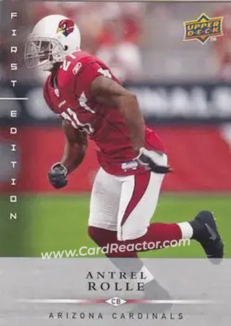 2008 Upper Deck First Edition #5 - Antrel Rolle - Arizona Cardinals - Front