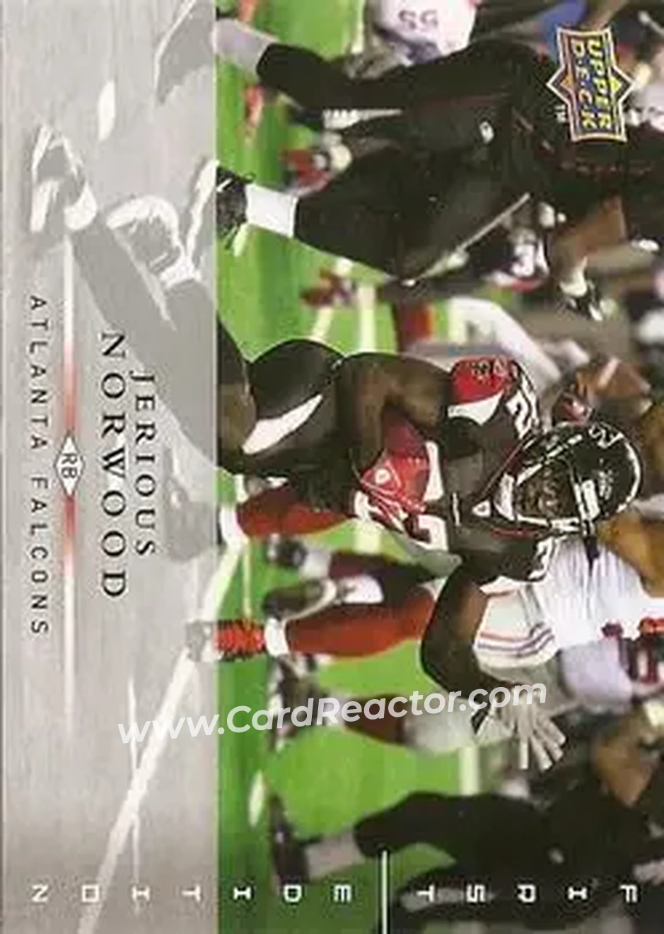 2008 Upper Deck First Edition #8 - Jerious Norwood - Atlanta Falcons - Front