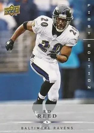 2008 Upper Deck First Edition #10 - Ed Reed - Baltimore Ravens