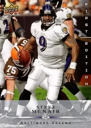 2008 Upper Deck First Edition #12 - Steve McNair - Baltimore Ravens