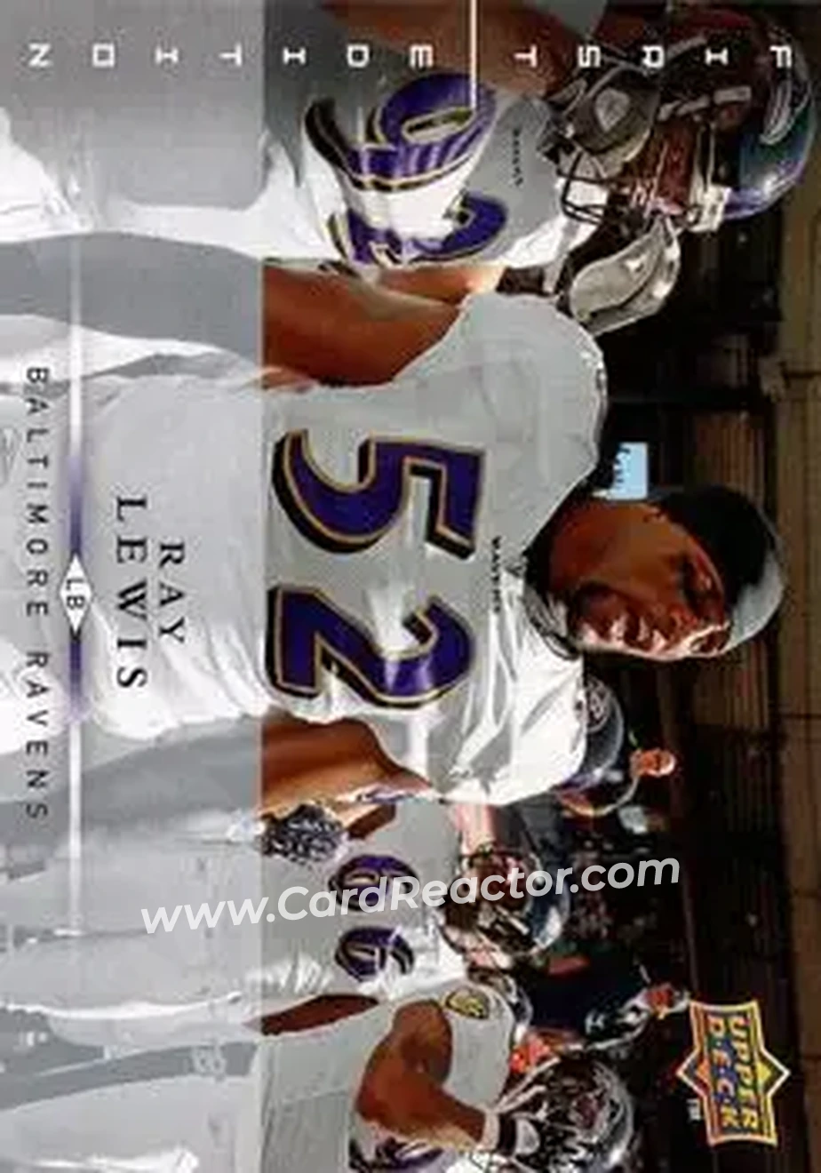2008 Upper Deck First Edition #14 - Ray Lewis - Baltimore Ravens - Front