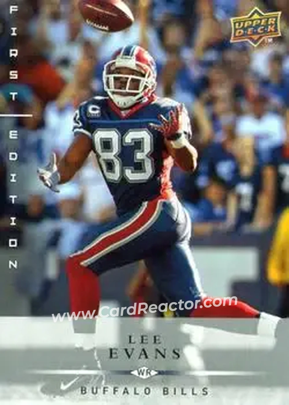 2008 Upper Deck First Edition #17 - Lee Evans - Buffalo Bills - Front