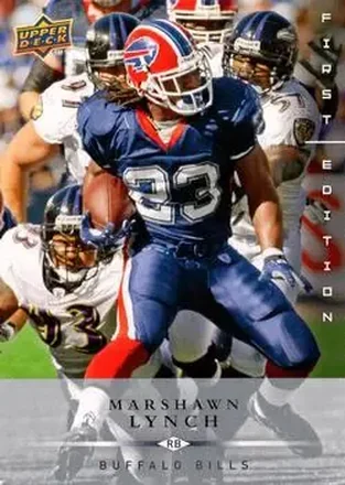 2008 Upper Deck First Edition #19 - Marshawn Lynch - Buffalo Bills