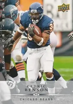 2008 Upper Deck First Edition #23 - Cedric Benson - Chicago Bears