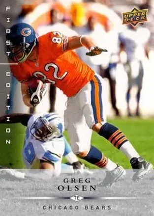 2008 Upper Deck First Edition #24 - Greg Olsen - Chicago Bears