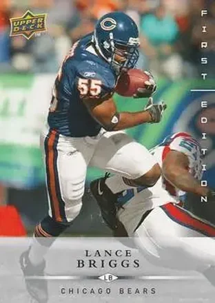 2008 Upper Deck First Edition #25 - Lance Briggs - Chicago Bears