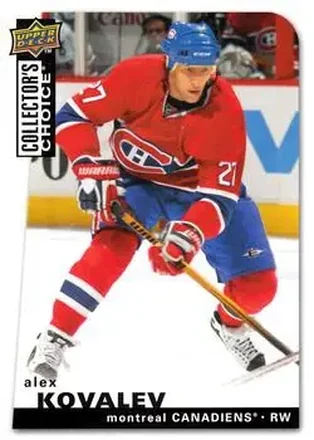 2008-09 Collector's Choice #3 - Alexei Kovalev - Montreal Canadiens