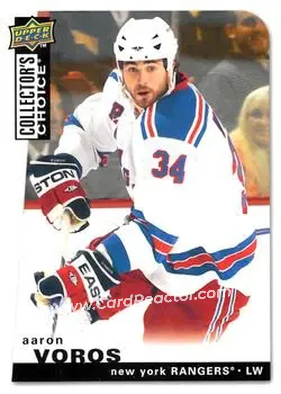 2008-09 Collector's Choice #17 - Aaron Voros - New York Rangers