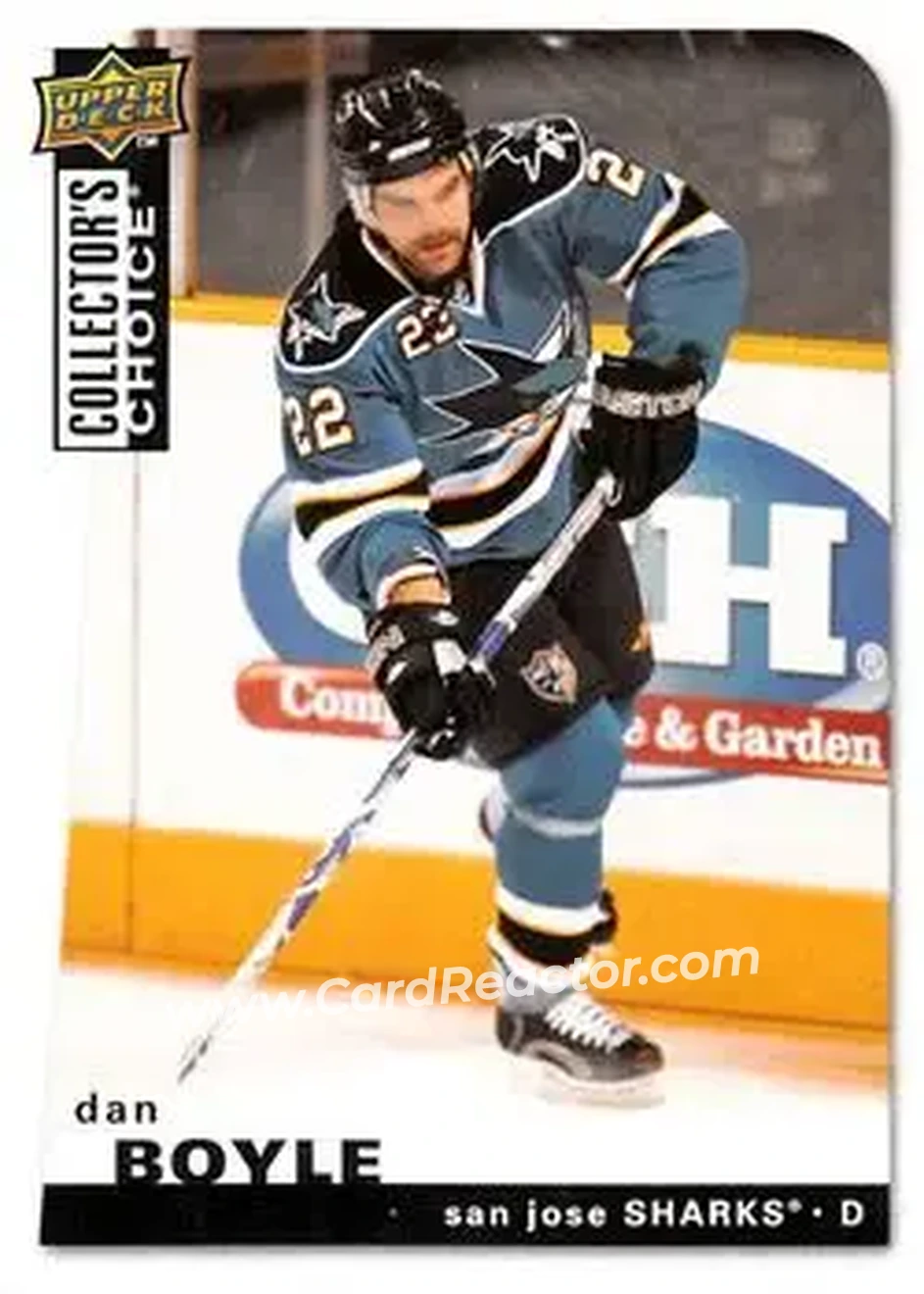 2008-09 Collector's Choice #32 - Dan Boyle - San Jose Sharks - Front