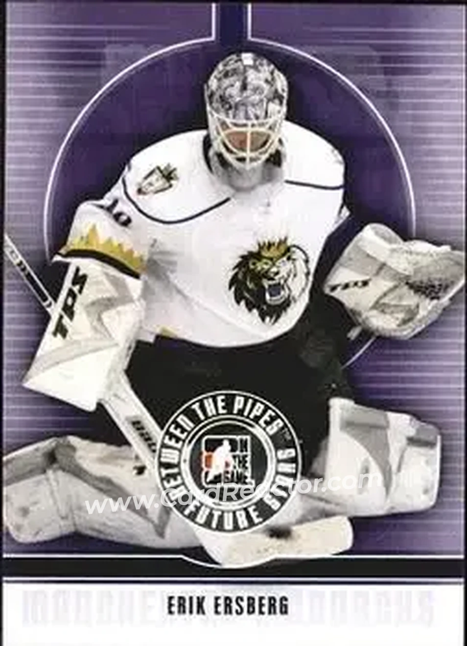 2008-09 In The Game Between The Pipes #16 - Erik Ersberg - Manchester Monarchs - Front