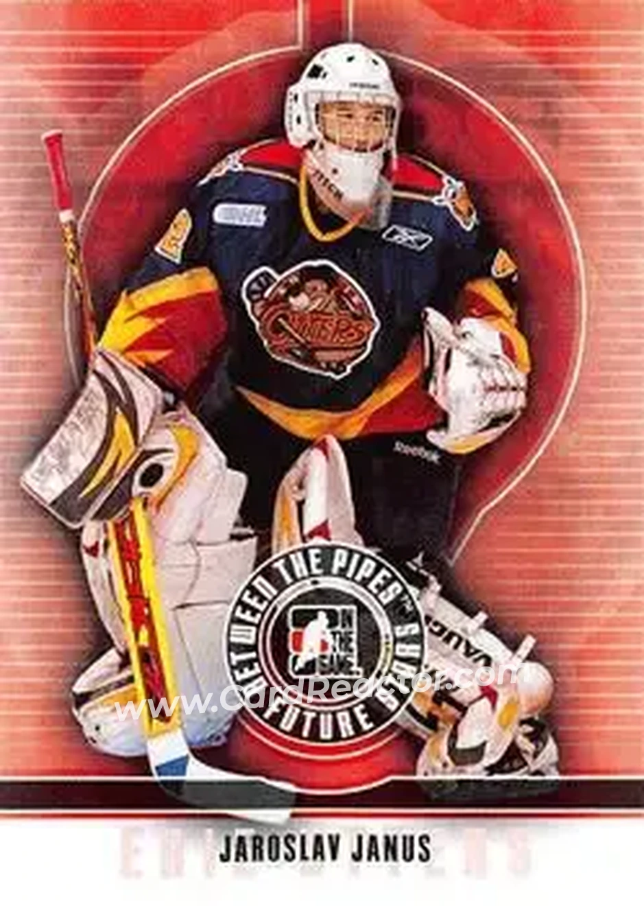 2008-09 In The Game Between The Pipes #19 - Jaroslav Janus - Erie Otters - Front