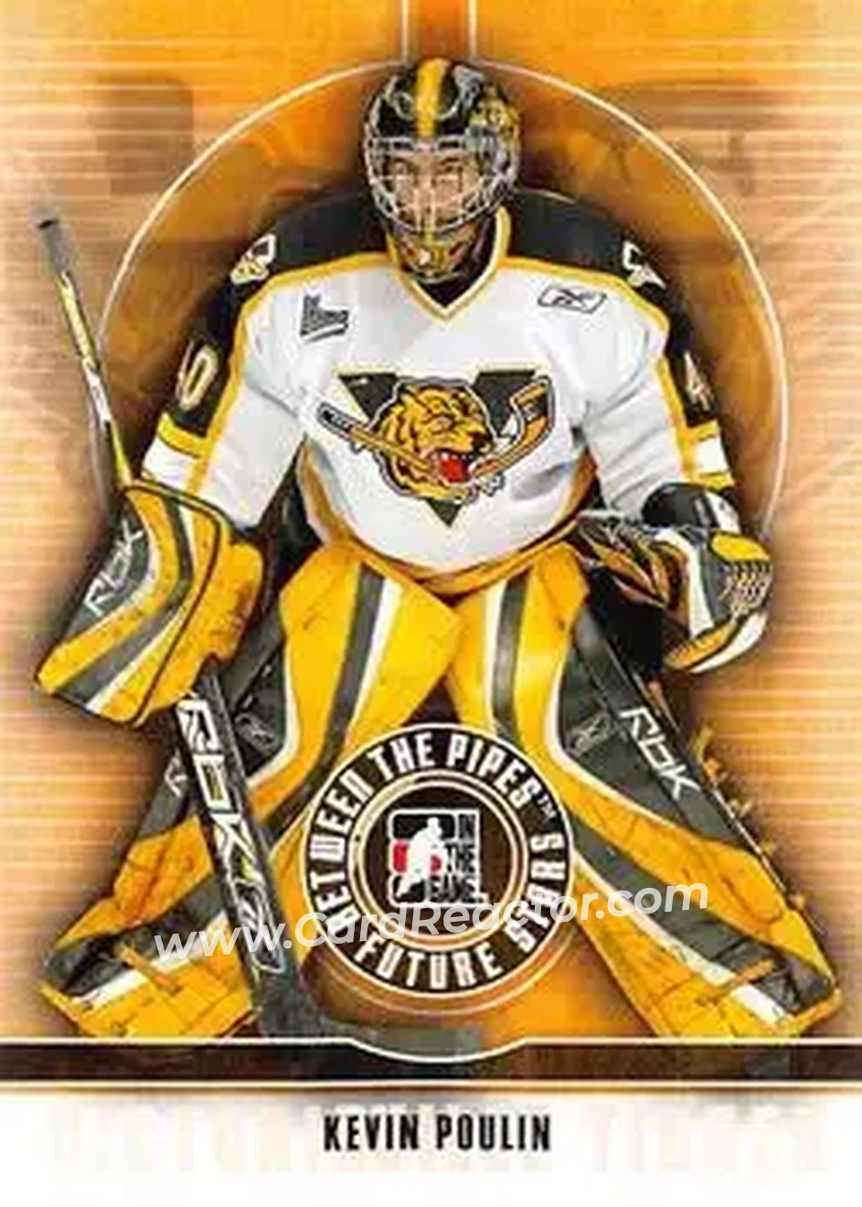 2008-09 In The Game Between The Pipes #27 - Kevin Poulin - Victoriaville Tigres - Front