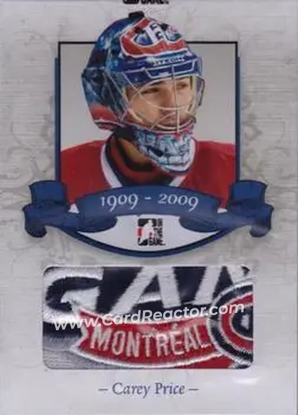 2008-09 In The Game Bleu Blanc et Rouge #5 - Carey Price - Montreal Canadiens - Front