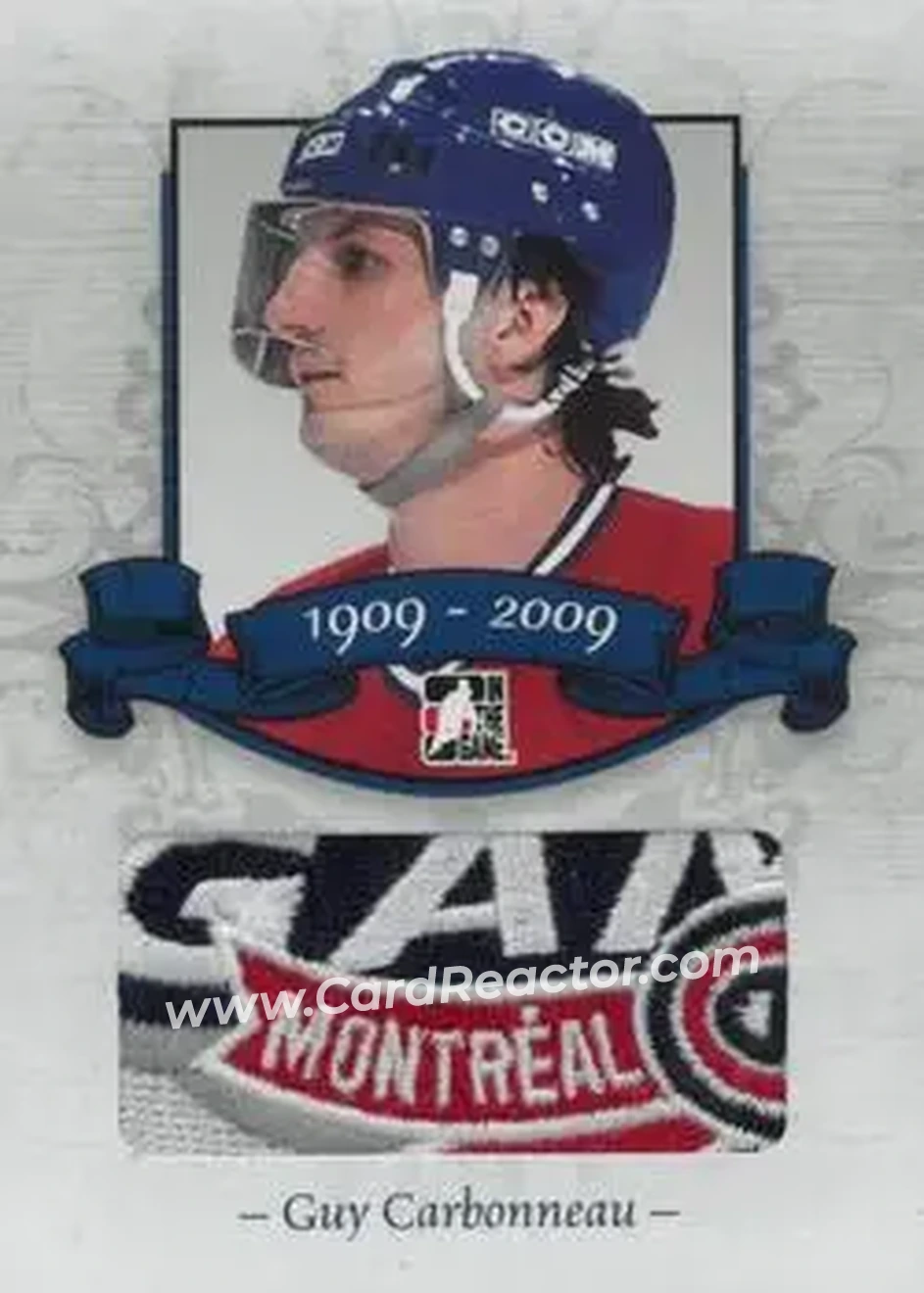 2008-09 In The Game Bleu Blanc et Rouge #17 - Guy Carbonneau - Montreal Canadiens - Front