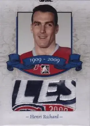 2008-09 In The Game Bleu Blanc et Rouge #20 Henri Richard
