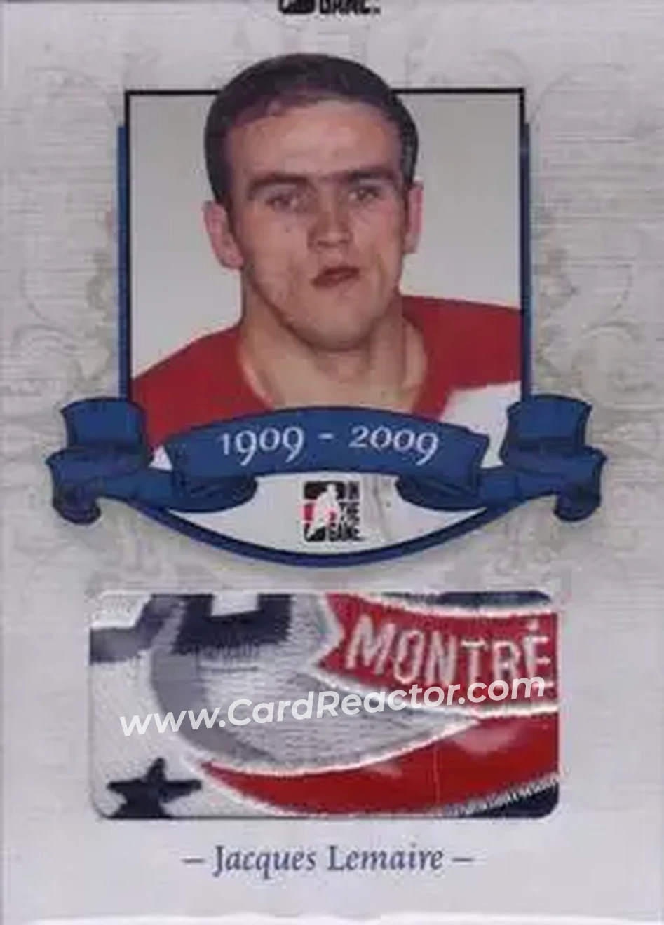 2008-09 In The Game Bleu Blanc et Rouge #23 - Jacques Lemaire - Montreal Canadiens - Front