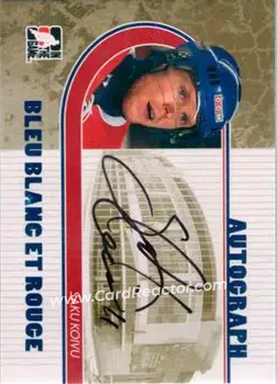 2008-09 In The Game Bleu Blanc et Rouge - Autographs #A-SK1 - Saku Koivu - Montreal Canadiens - Front