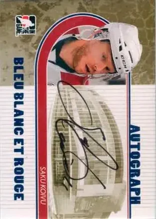 2008-09 In The Game Bleu Blanc et Rouge - Autographs #A-SK2 - Saku Koivu - Montreal Canadiens