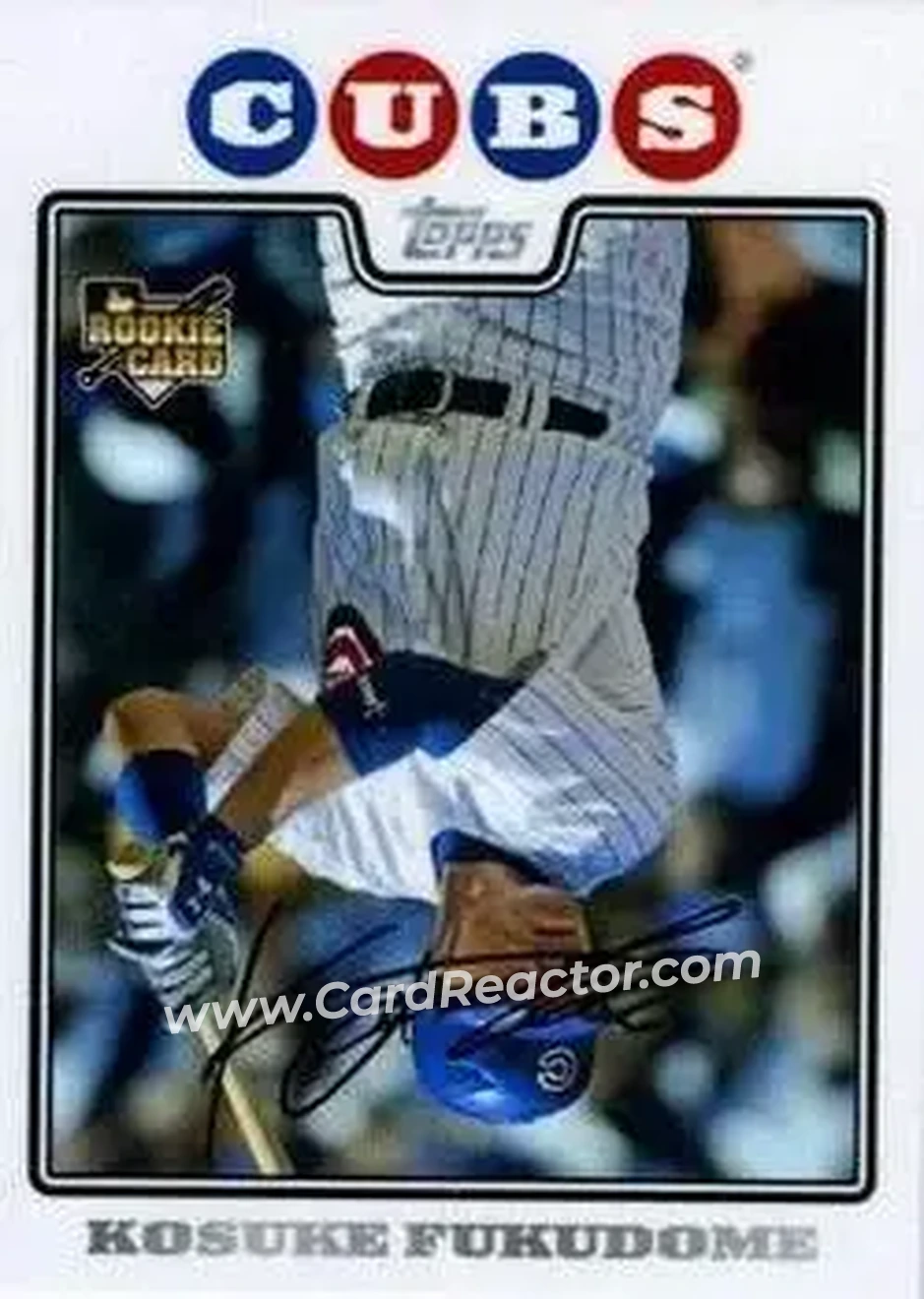 2008 Topps Updates & Highlights #UH1b - Kosuke Fukudome - Chicago Cubs - Front