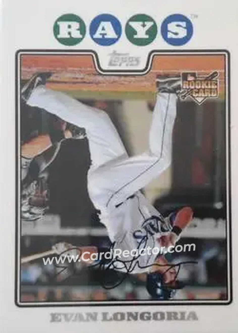 2008 Topps Updates & Highlights #UH10b - Evan Longoria - Tampa Bay Rays - Front