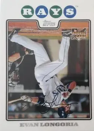 2008 Topps Updates & Highlights #UH10b - Evan Longoria - Tampa Bay Rays