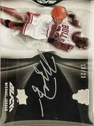 2008-09 UD Black - Autographs #A1-MJ - Michael Jordan - Chicago Bulls