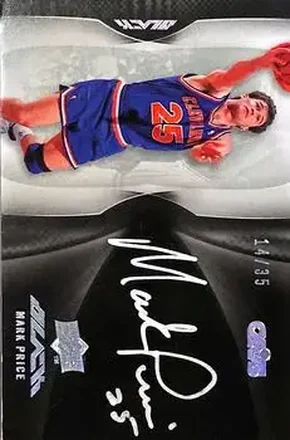 2008-09 UD Black - Autographs #A1-MP - Mark Price - Cleveland Cavaliers