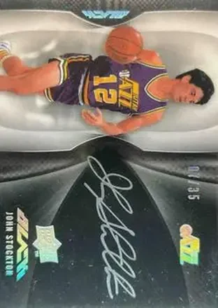 2008-09 UD Black - Autographs #A1-ST - John Stockton - Utah Jazz