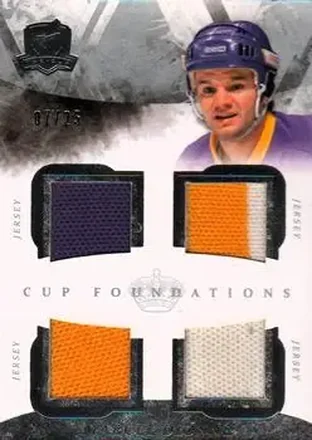 2010-11 Upper Deck The Cup - Foundations Jerseys #CF-MD - Marcel Dionne - Los Angeles Kings