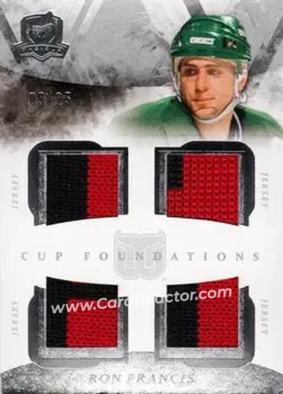 2010-11 Upper Deck The Cup - Foundations Jerseys #CF-RF - Ron Francis - Hartford Whalers - Front