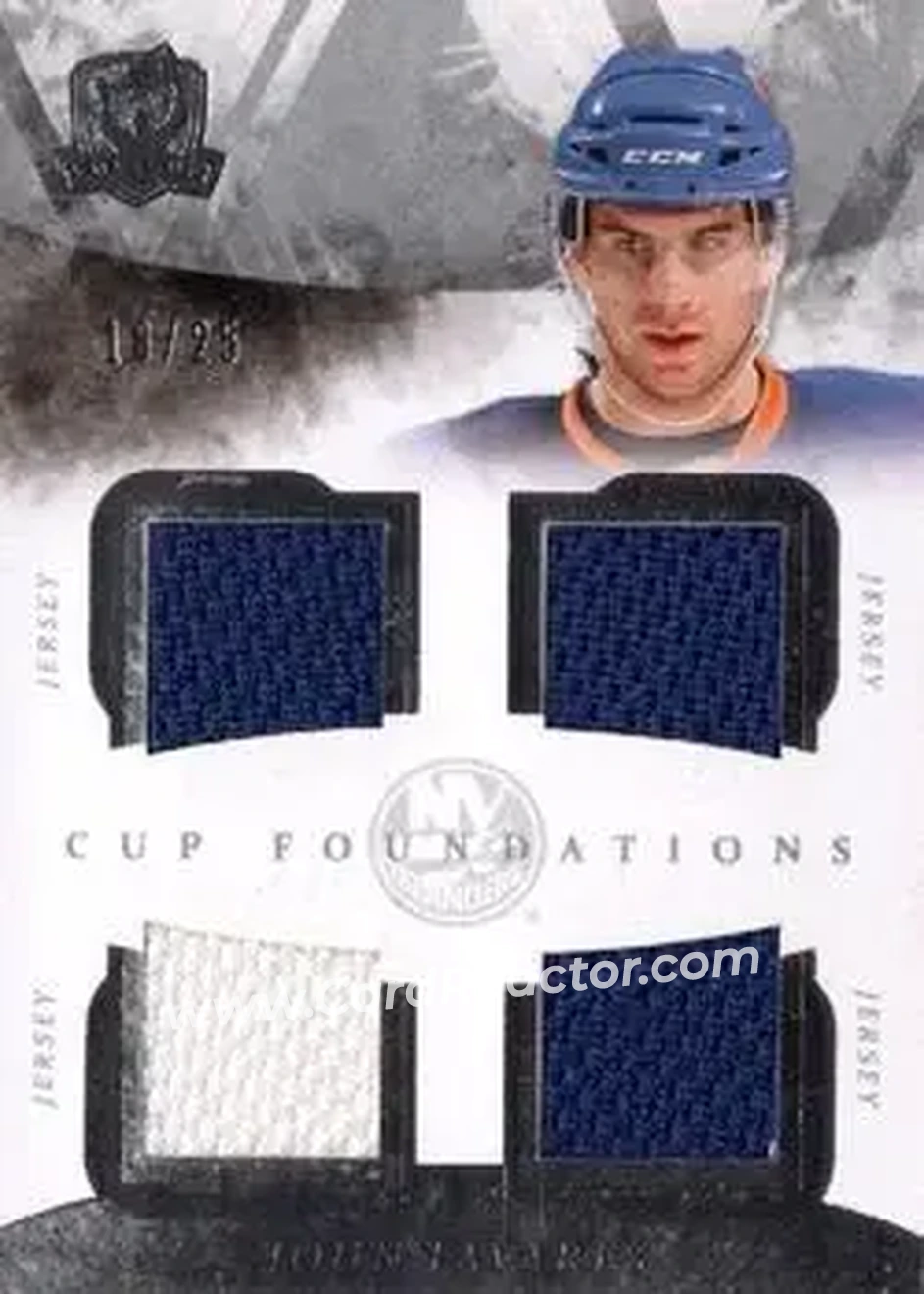 2010-11 Upper Deck The Cup - Foundations Jerseys #CF-TA - John Tavares - New York Islanders - Front