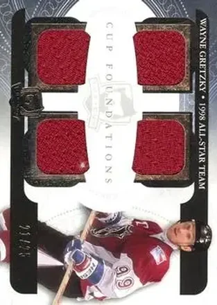 2010-11 Upper Deck The Cup - Foundations Jerseys #CF-WG - Wayne Gretzky - New York Rangers