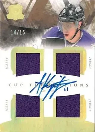 2010-11 Upper Deck The Cup - Foundations Jerseys Autographs #CF-AK - Anze Kopitar - Los Angeles Kings