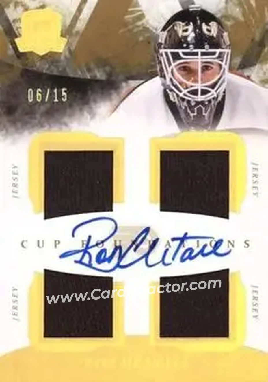 2010-11 Upper Deck The Cup - Foundations Jerseys Autographs #CF-RH - Ron Hextall - Philadelphia Flyers - Front