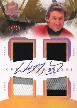 2010-11 Upper Deck The Cup - Foundations Jerseys Autographs #CF-WG - Wayne Gretzky - New York Rangers