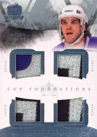 2010-11 Upper Deck The Cup - Foundations Patches #CF-LR - Luc Robitaille - Los Angeles Kings